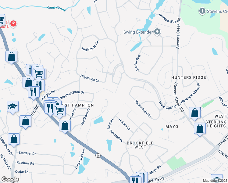 map of restaurants, bars, coffee shops, grocery stores, and more near 337 Old Salem Way in Martinez