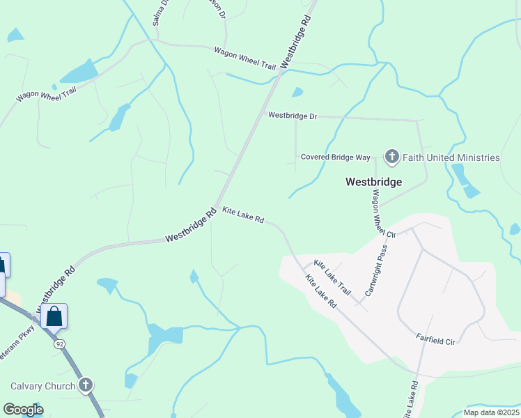 map of restaurants, bars, coffee shops, grocery stores, and more near 128 Kite Lake Road in Fayetteville
