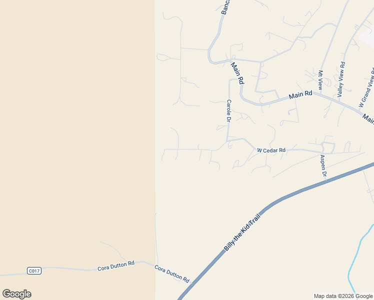 map of restaurants, bars, coffee shops, grocery stores, and more near 152-158 West Cedar Road in Capitan