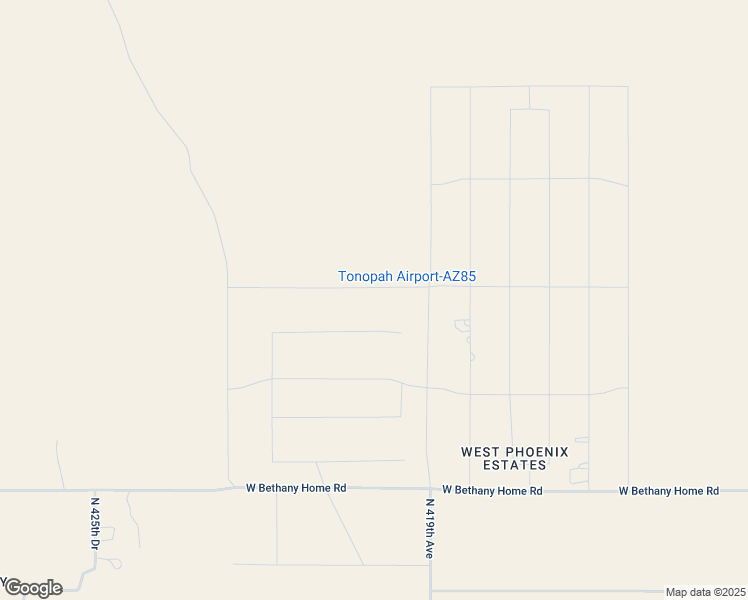 map of restaurants, bars, coffee shops, grocery stores, and more near 42005 West Maryland Avenue in Tonopah