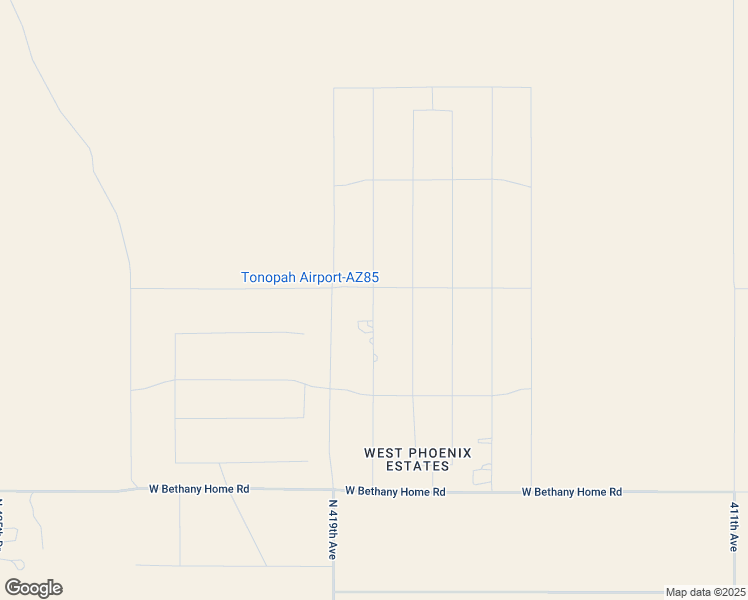 map of restaurants, bars, coffee shops, grocery stores, and more near 6531 North 418th Avenue in Tonopah
