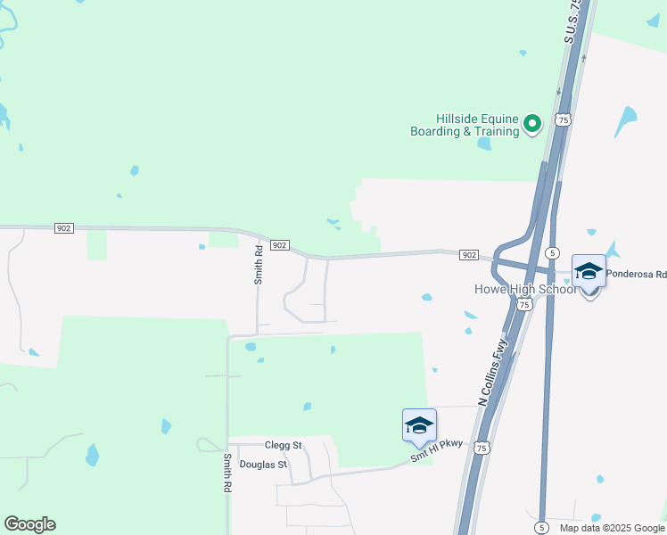map of restaurants, bars, coffee shops, grocery stores, and more near 1551 Pioneer Valley Drive in Howe