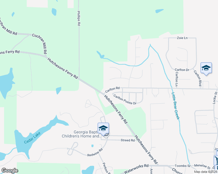 map of restaurants, bars, coffee shops, grocery stores, and more near 647 Carlton Road in Palmetto