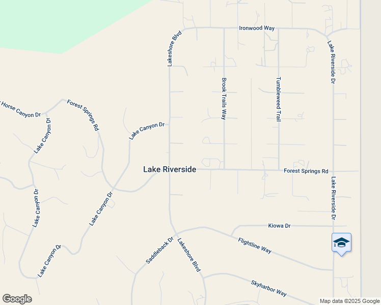 map of restaurants, bars, coffee shops, grocery stores, and more near 49125 Osage Court in Aguanga