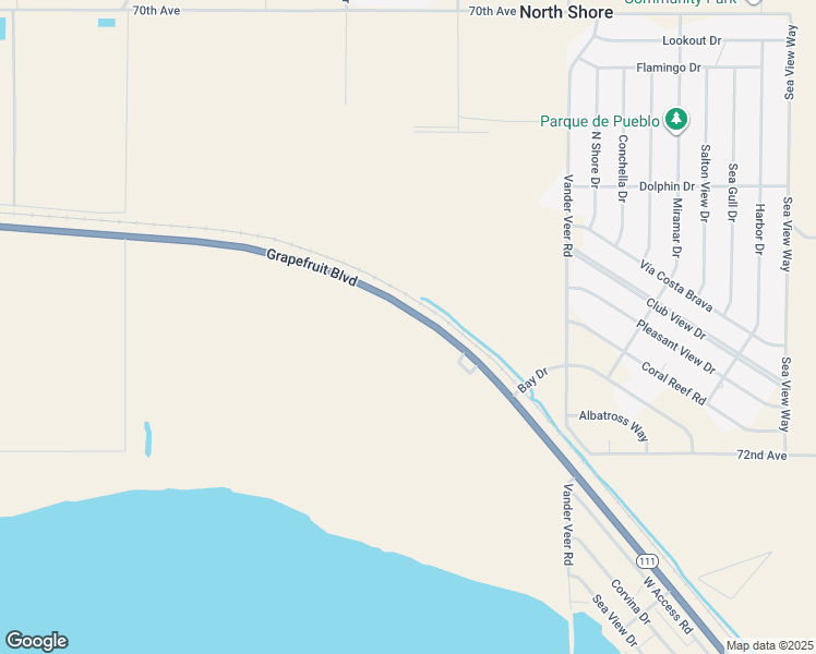 map of restaurants, bars, coffee shops, grocery stores, and more near Grapefruit Boulevard in Mecca