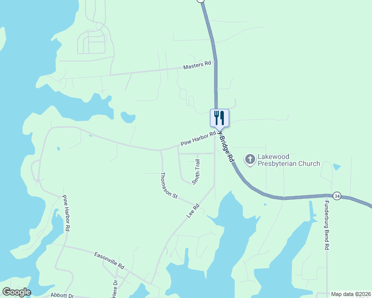 map of restaurants, bars, coffee shops, grocery stores, and more near 3507 Hayes Drive in Pell City
