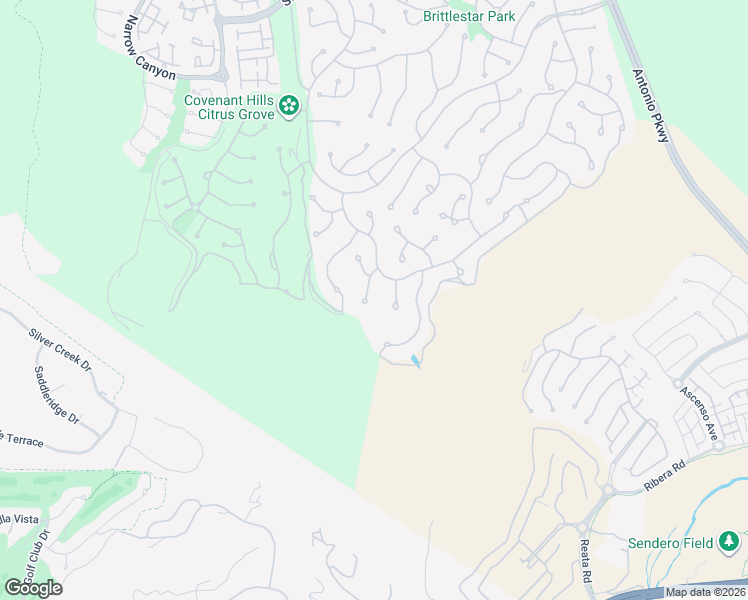 map of restaurants, bars, coffee shops, grocery stores, and more near 15 Gaucho Road in Ladera Ranch