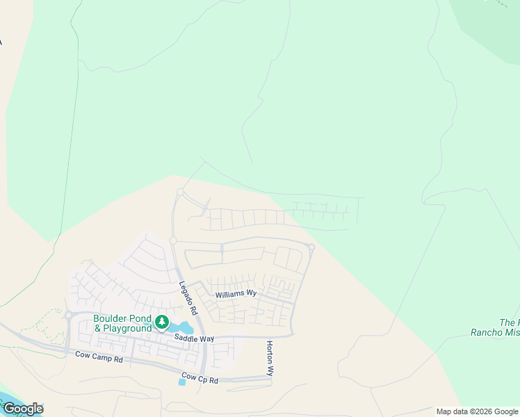 map of restaurants, bars, coffee shops, grocery stores, and more near 1343 Gavilan Ridge in Mission Viejo