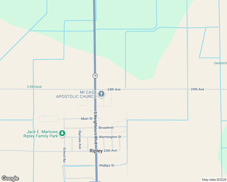 map of restaurants, bars, coffee shops, grocery stores, and more near 14865 Kirkwood Street in Blythe
