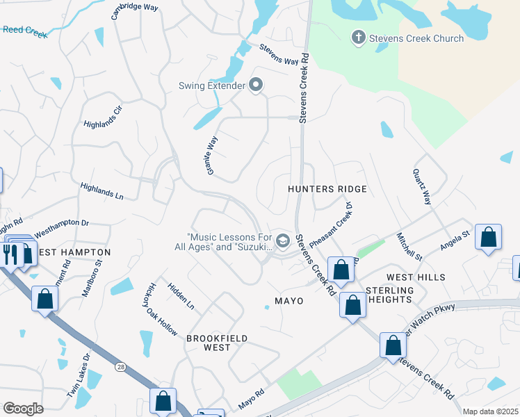 map of restaurants, bars, coffee shops, grocery stores, and more near 1094 Hampstead Place in Martinez