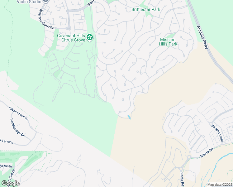 map of restaurants, bars, coffee shops, grocery stores, and more near 4 Gaucho Road in San Juan Capistrano