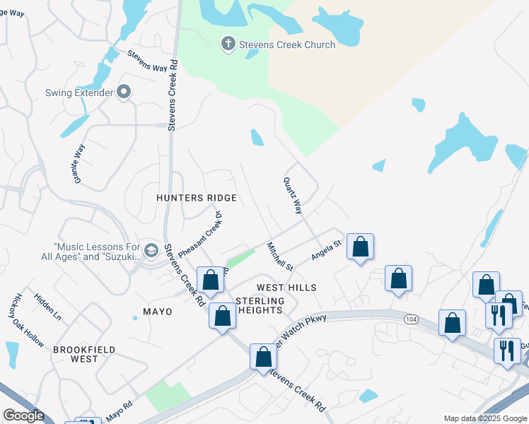 map of restaurants, bars, coffee shops, grocery stores, and more near 3049 Dennis Road in Augusta
