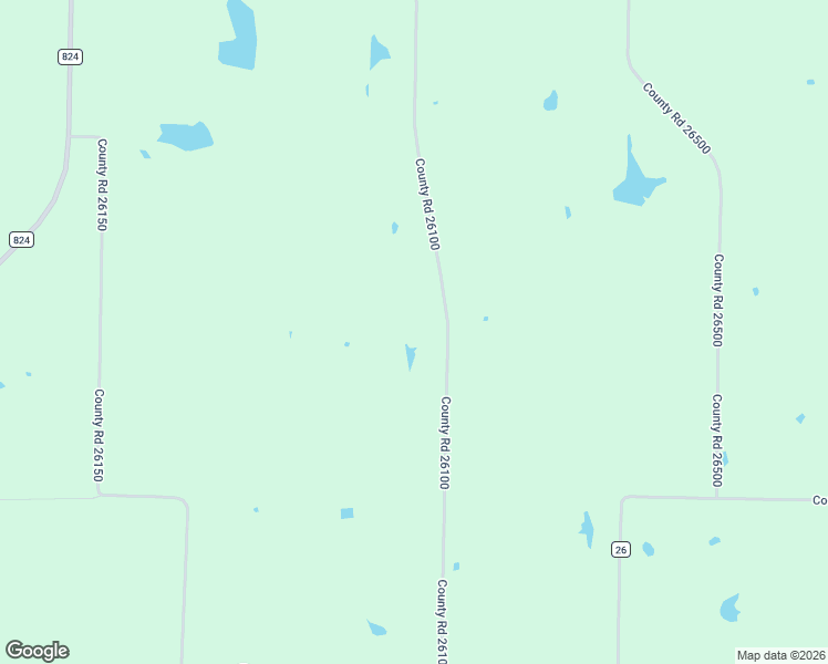 map of restaurants, bars, coffee shops, grocery stores, and more near 1001 County Road 26100 in Roxton