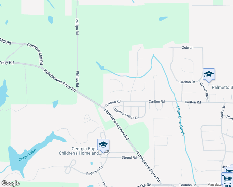 map of restaurants, bars, coffee shops, grocery stores, and more near 510 Chestnut Oak Drive in Palmetto