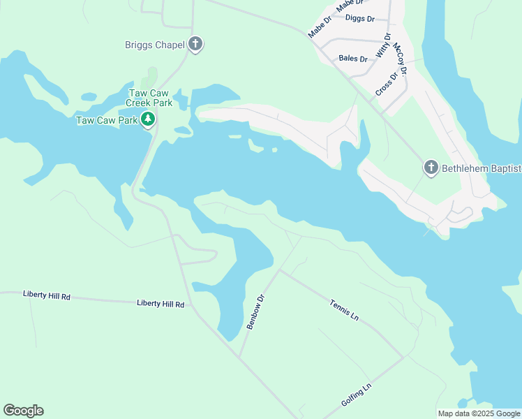map of restaurants, bars, coffee shops, grocery stores, and more near 1217 Waters Edge Drive in Summerton