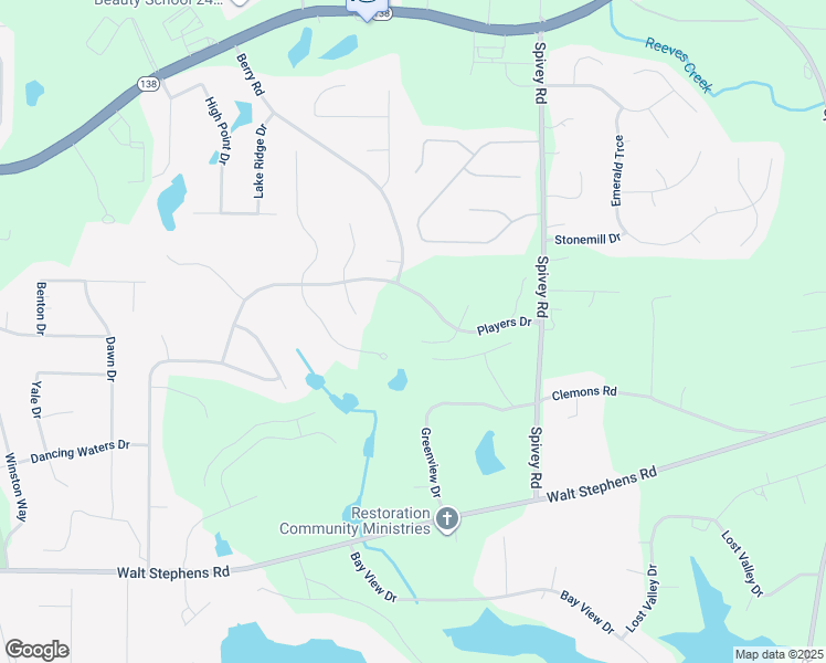 map of restaurants, bars, coffee shops, grocery stores, and more near 3018 Saint Andrews Court in Jonesboro
