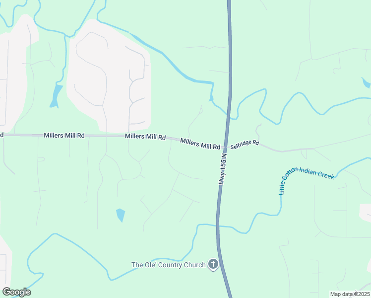 map of restaurants, bars, coffee shops, grocery stores, and more near 1676 Millers Mill Road in Stockbridge