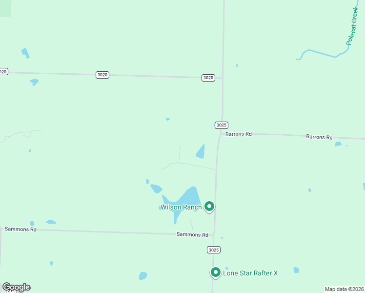 map of restaurants, bars, coffee shops, grocery stores, and more near 1430 County Road 3025 in Bonham