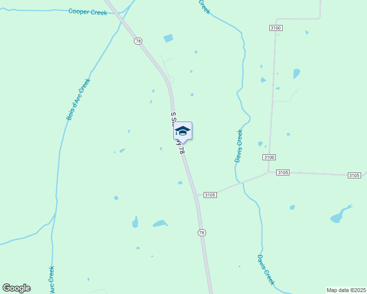 map of restaurants, bars, coffee shops, grocery stores, and more near in Bonham