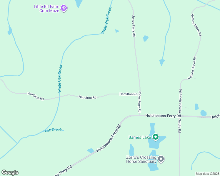map of restaurants, bars, coffee shops, grocery stores, and more near 12005 Hamilton Road in Palmetto