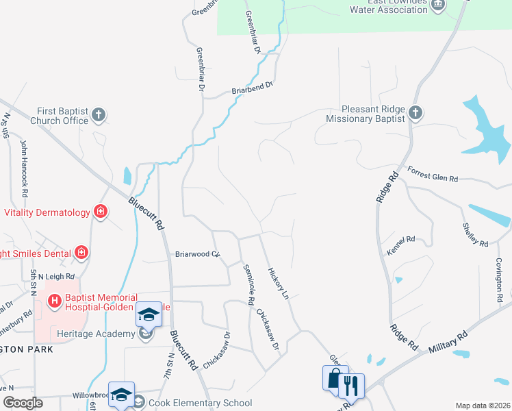 map of restaurants, bars, coffee shops, grocery stores, and more near 1803 Pine Knoll Dr in Columbus