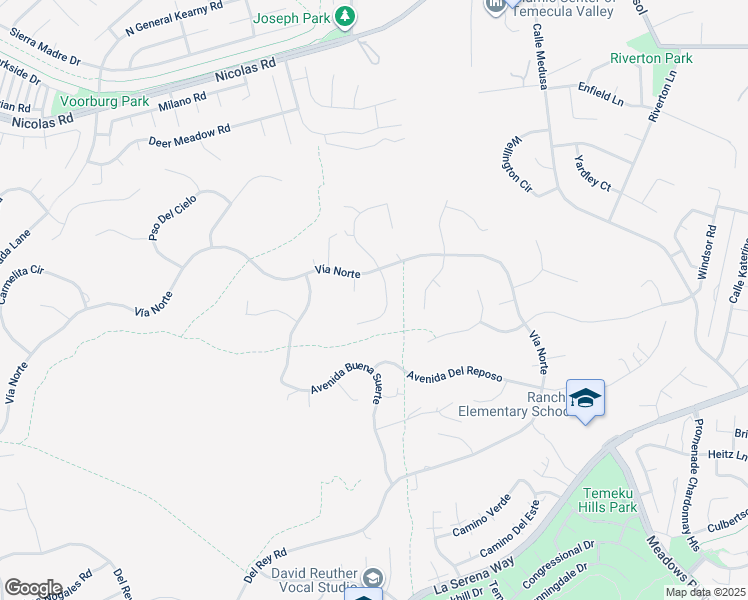 map of restaurants, bars, coffee shops, grocery stores, and more near 40567 Calle Torcida in Temecula