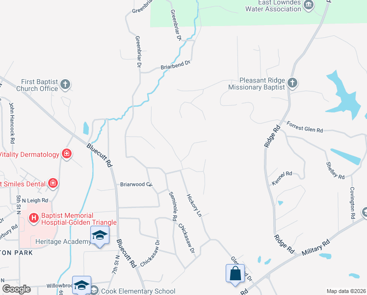 map of restaurants, bars, coffee shops, grocery stores, and more near 1803 Pine Knoll Drive in Columbus