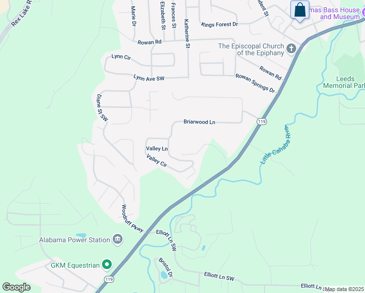map of restaurants, bars, coffee shops, grocery stores, and more near 535 Julianne Drive in Leeds