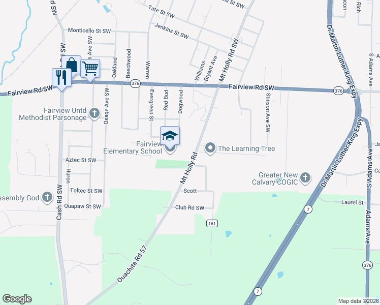 map of restaurants, bars, coffee shops, grocery stores, and more near 2960 Mount Holly Road in Camden
