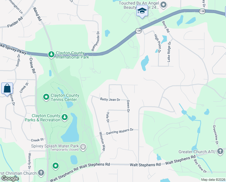 map of restaurants, bars, coffee shops, grocery stores, and more near 2555 Benton Drive in Jonesboro