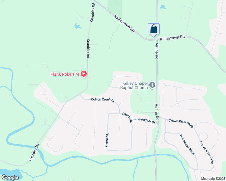 map of restaurants, bars, coffee shops, grocery stores, and more near 704 Branchview Court in McDonough