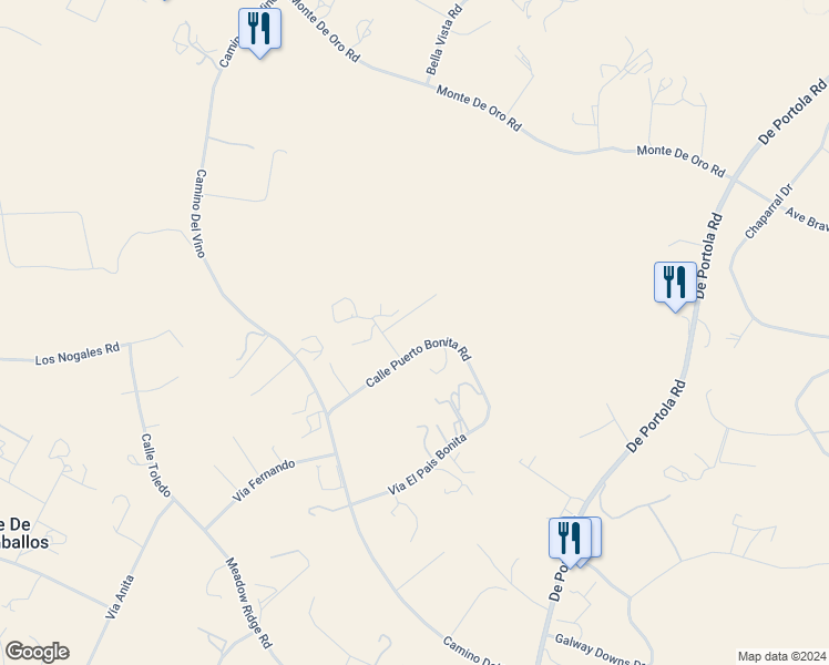 map of restaurants, bars, coffee shops, grocery stores, and more near 36410 Calle Puerto Bonita Road in Temecula