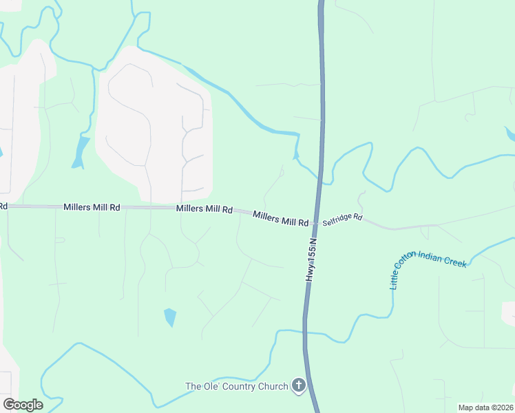 map of restaurants, bars, coffee shops, grocery stores, and more near 1693 Millers Mill Road in Stockbridge