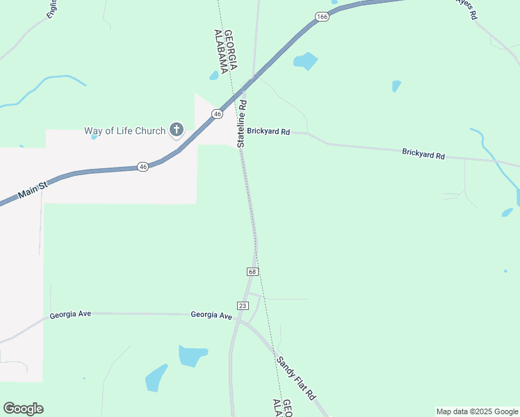 map of restaurants, bars, coffee shops, grocery stores, and more near 2325-2431 Stateline Road in Bowdon