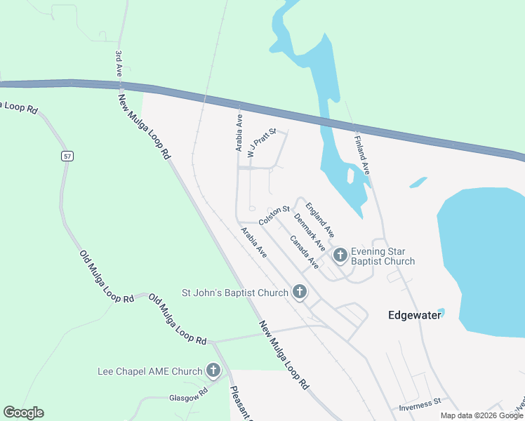 map of restaurants, bars, coffee shops, grocery stores, and more near 760 Inez King Circle in Birmingham