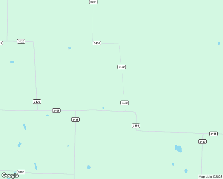 map of restaurants, bars, coffee shops, grocery stores, and more near 1490 County Road 3430 in Honey Grove