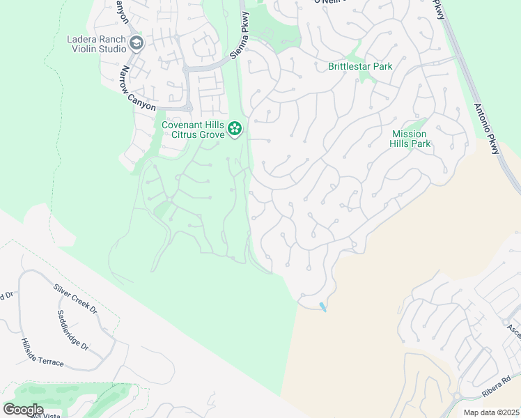 map of restaurants, bars, coffee shops, grocery stores, and more near 5 Maremma Lane in Ladera Ranch