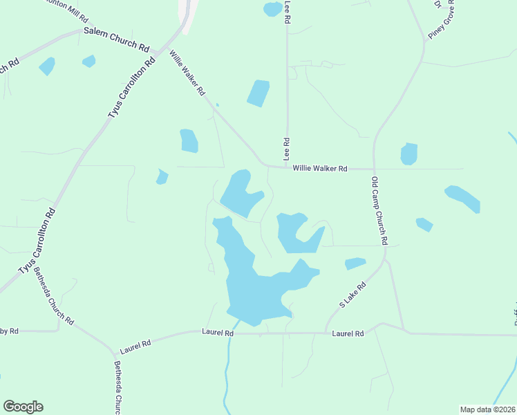 map of restaurants, bars, coffee shops, grocery stores, and more near 71 South Walker Lake Drive in Carrollton