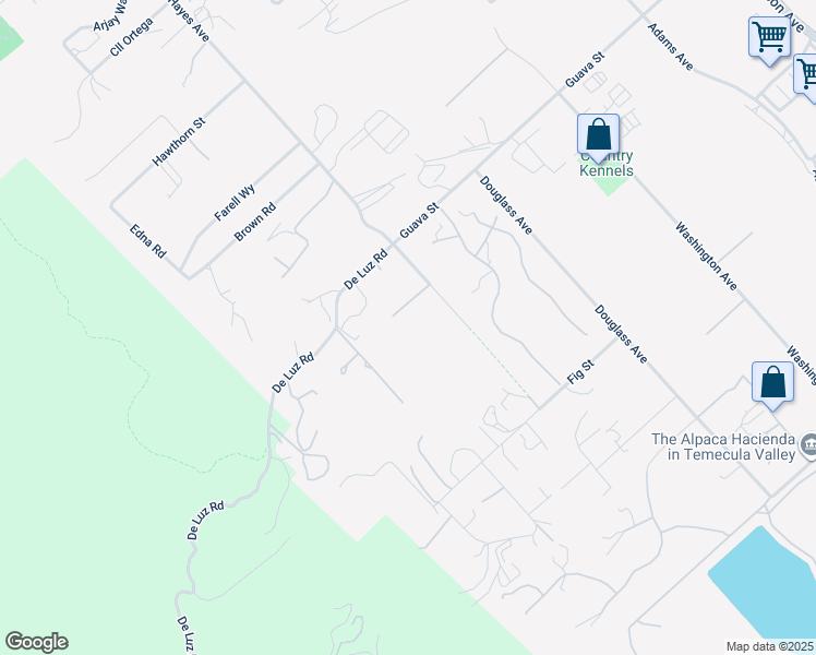 map of restaurants, bars, coffee shops, grocery stores, and more near 25715 Hayes Avenue in Murrieta