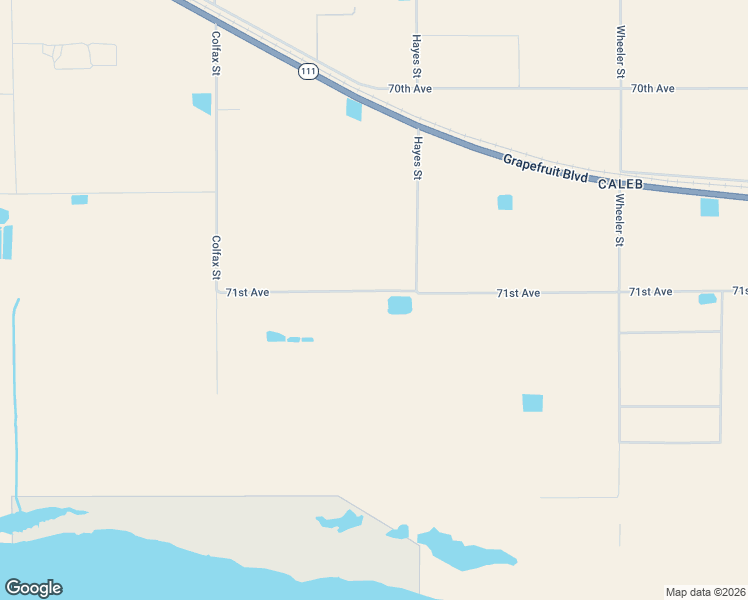 map of restaurants, bars, coffee shops, grocery stores, and more near 93751 71st Avenue in Mecca