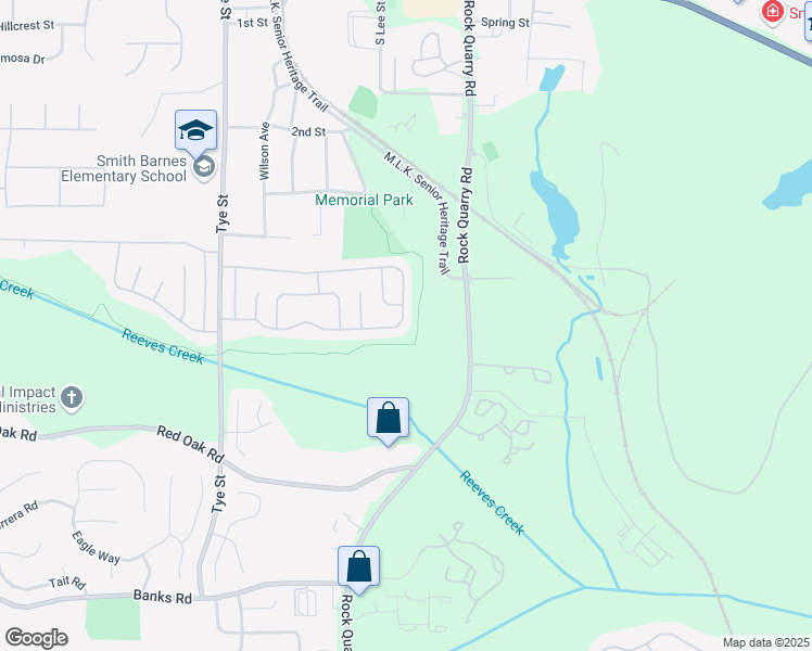 map of restaurants, bars, coffee shops, grocery stores, and more near 195 Misty Ridge Trail in Stockbridge