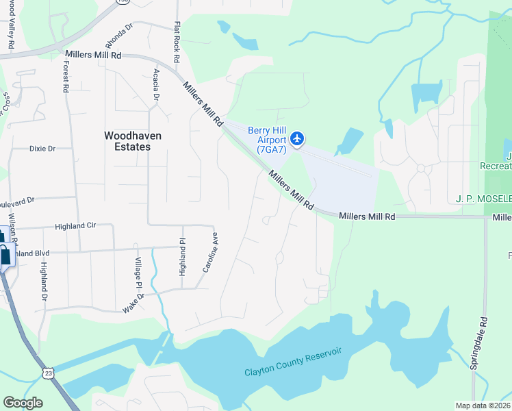 map of restaurants, bars, coffee shops, grocery stores, and more near 10 Pond Court in Stockbridge
