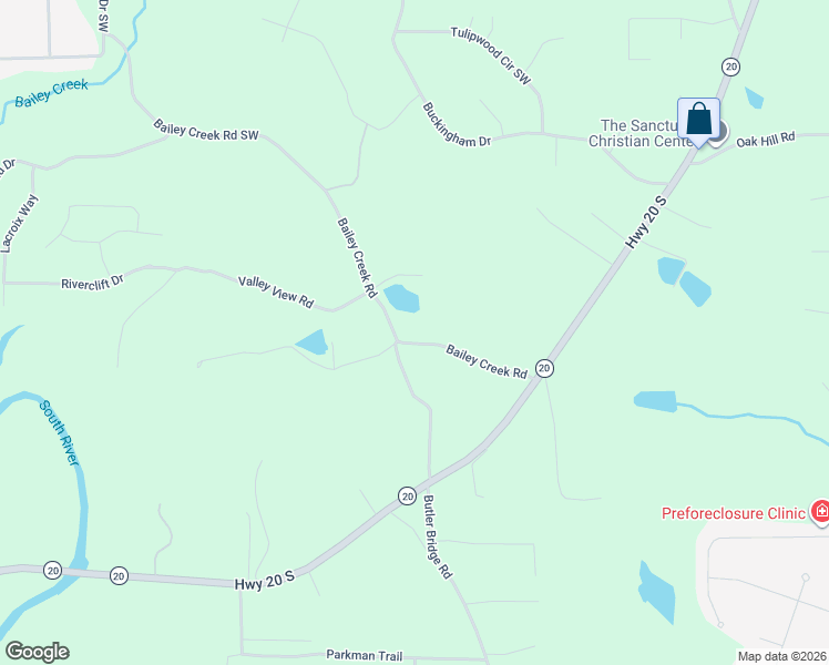 map of restaurants, bars, coffee shops, grocery stores, and more near 2006 Bailey Creek Road in Covington