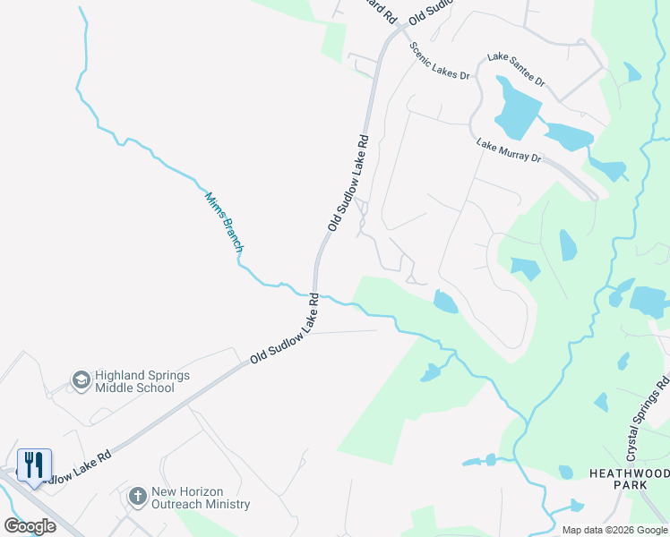 map of restaurants, bars, coffee shops, grocery stores, and more near 352 Old Sudlow Lake Road in North Augusta