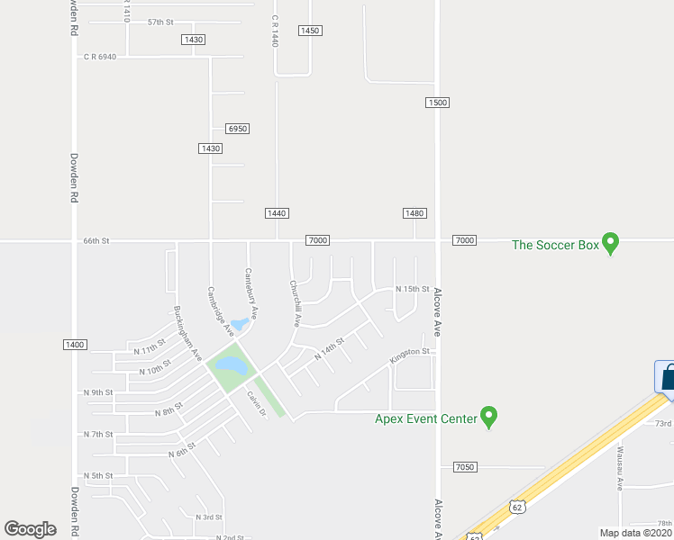 map of restaurants, bars, coffee shops, grocery stores, and more near 1503 Lancelot Avenue in Wolfforth