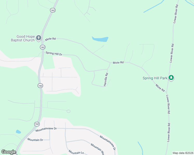 map of restaurants, bars, coffee shops, grocery stores, and more near 190 Harville Road in Covington