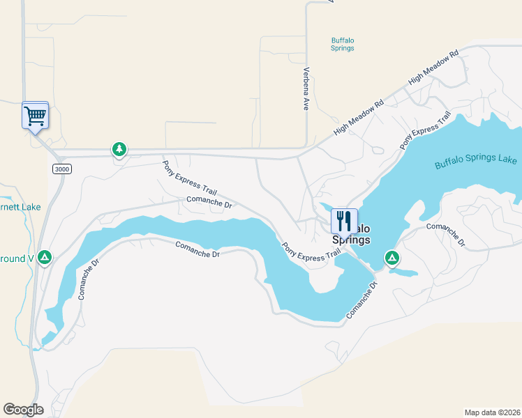 map of restaurants, bars, coffee shops, grocery stores, and more near Chuck Wagon in Lubbock