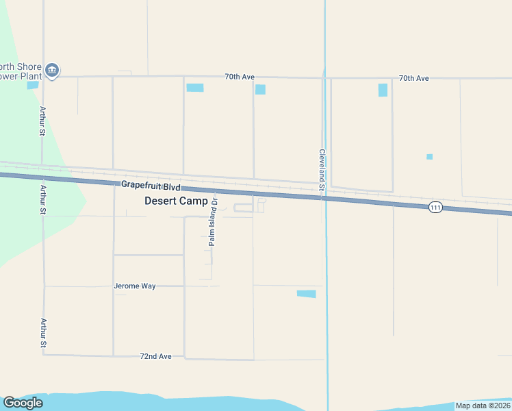 map of restaurants, bars, coffee shops, grocery stores, and more near 96751 California 111 in Mecca