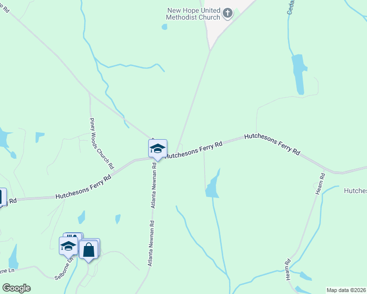 map of restaurants, bars, coffee shops, grocery stores, and more near 10395 Hutchesons Ferry Road in Palmetto