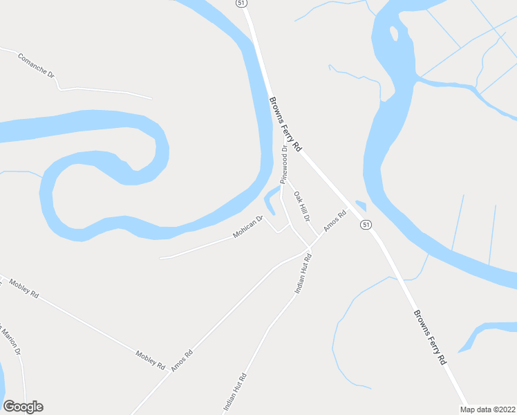 map of restaurants, bars, coffee shops, grocery stores, and more near 134 Mohican Drive in Georgetown